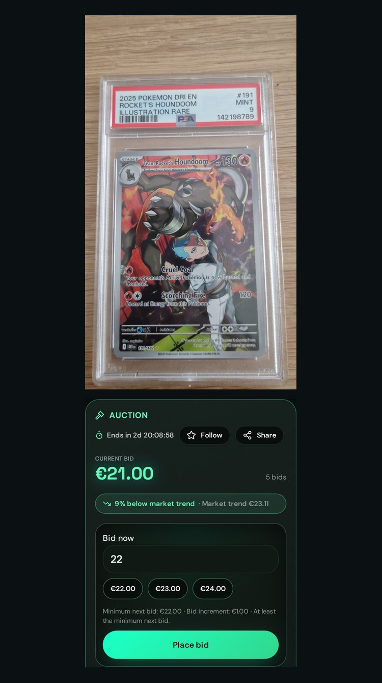 Buy it from a European collector